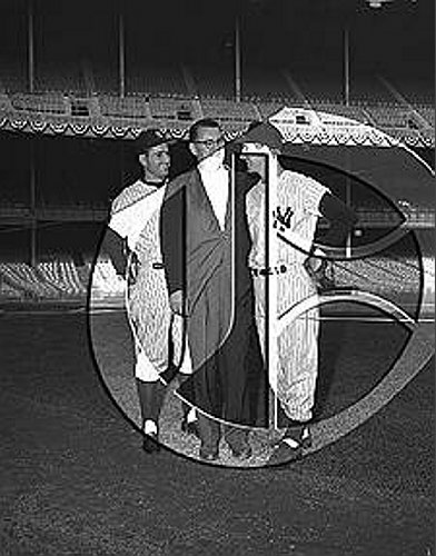 Jerry Coleman, Lefty Gomez and Billy Martin56N0250